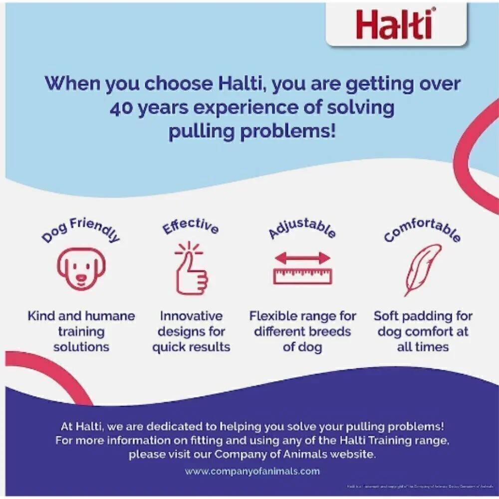 HALTI Headcollar for Dog No. 1 selling No Pulling Stop, Size 1 Adjustable